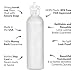 MoYo Natural Labs 8 oz Squirt Bottles, Squeezable Empty Travel Containers, Toggle Spout BPA Free HDPE Plastic Essential Oils Liquids, Toiletry/Cosmetic Bottles (Pack of 4, Translucent White)