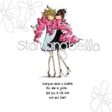 Stamping Bella Patty & Dottie Friends Forever Cling Rubber Stamp, 6.5 x 4.5