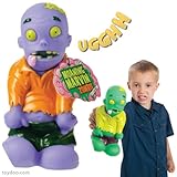 Moaning Marvin Zombie Squeeze Monster Doll-Green