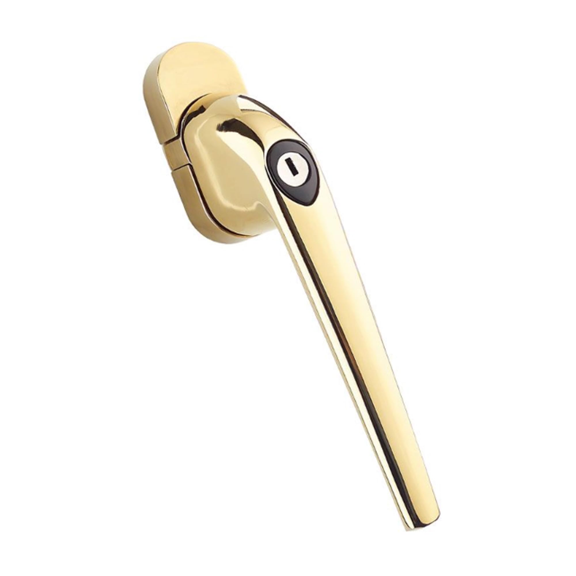 Tilt and Turn Upvc Window Handle Locking Mila 43mm Spindle (Gold) — image 1