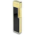 S.T. Dupont Twiggy Chrome & Shiny Black Lacquer Lighter, 030001