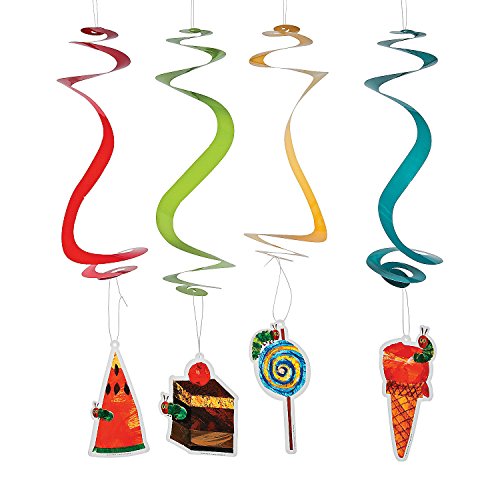 Fun Express - Very Hungry Caterpillar Hanging Swirls for Birthday
