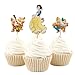 Betop House 24pcs Snow White and Seven Dwarfs Themed Party Decorative Cupcake Topper