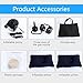 HAITRAL Car Travel Inflatable Mattress Portable Air Bed Cushion Camping with Two Air Pillows