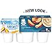 Gerber Baby Food, Yogurt Blends for Crawler, Peach, 4 count of 3.5 oz cups (Pack of 6)