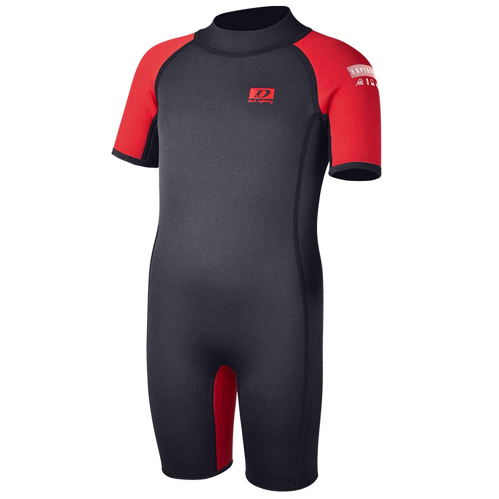 3mm Shorty Neoprene Thermal Swimsuit 14 Cover Infant/Baby/Toddler/Junior/Youth Dark Lightning