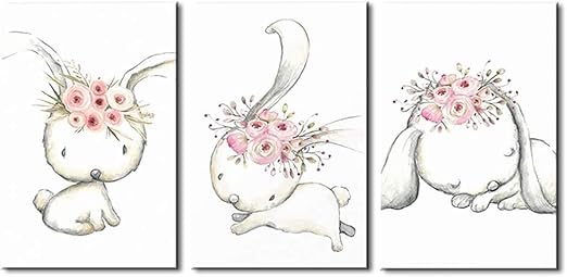 Runwei Mural Lienzo Arte De La Pared Sin Marco Patron Animal