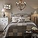 VHC Brands Farmhouse Bedding-Sawyer Mill Quilt, Queen 90x90, Charcoal Grey