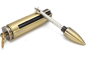 BIASTNR Permanent Match Metal Matchstick Flint Fire Starter, Keychain Lighting Sticks Reusable Immortal Lighter for Camping Hiking Emergency Survival Gear