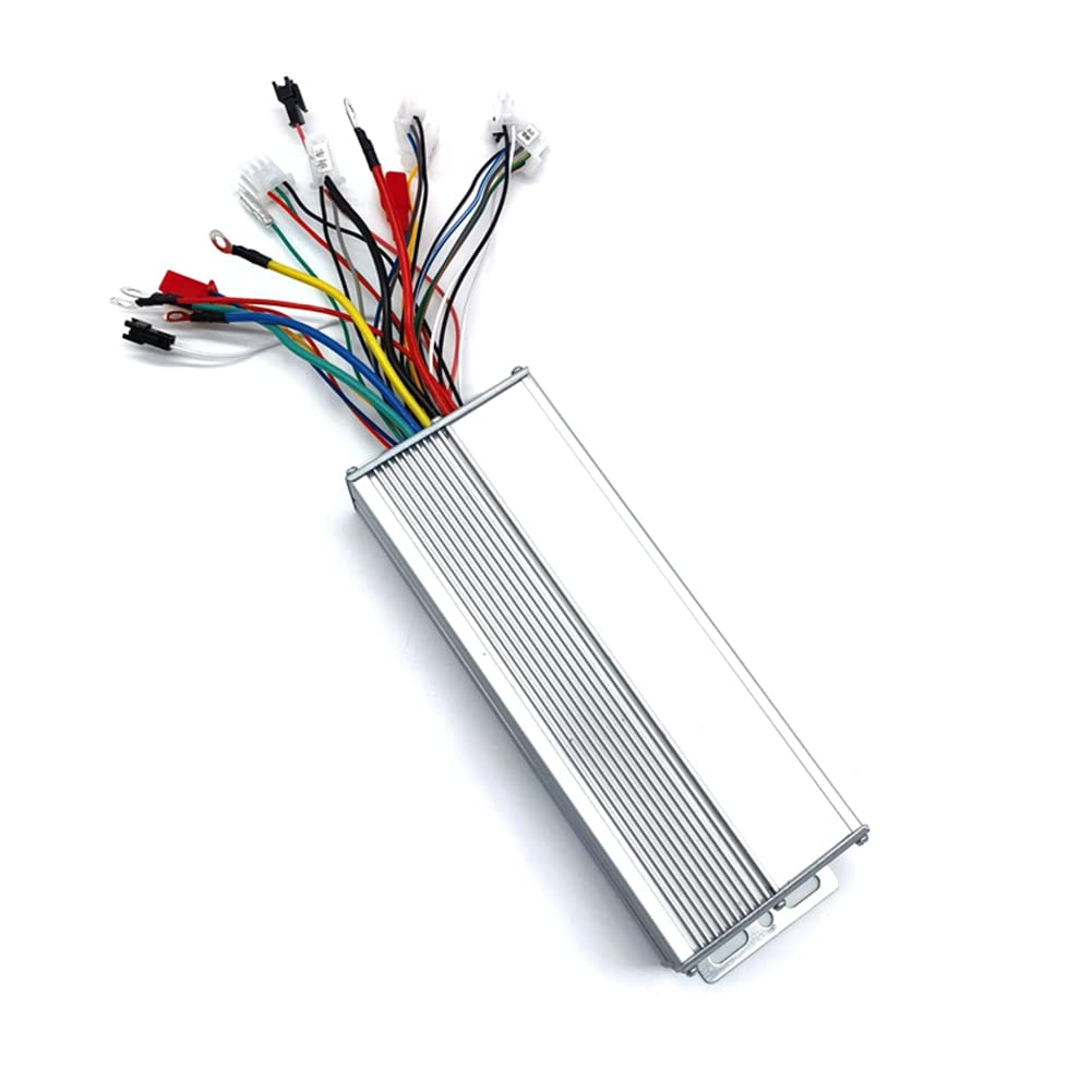 Fladhheg 48V/60V/64V1000W 40A Ebike Brushless Dual Mode Drive Speed Controller 18 Tube DC Brushless Controller for E-Bike Electric Bicycle Scooter