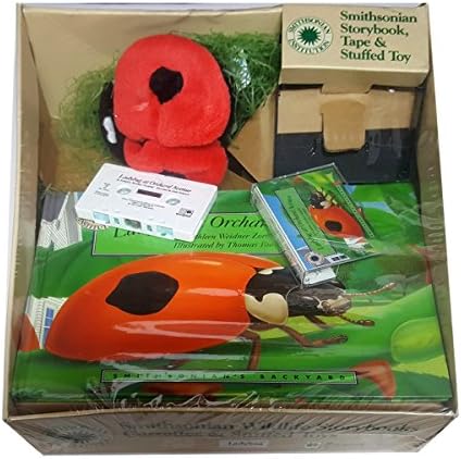 Smithsonian "Ladybug at Orchard Avenue" Story Book, Cassette Tape & Stuffed Toy