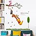 GoBuyMall Peel and Stick Wall Decals Stickers for Children & Kids & Baby & Nursery Wall Art Room Decor (Tree Clouds and Winnie The Pooh)