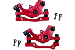 TONLOOEEL 1 Pair Bike Mechanical Disc Brake,Universal Front and Rear Mechanical Disc Brake Calipers for Mountain Bikes,Foldin