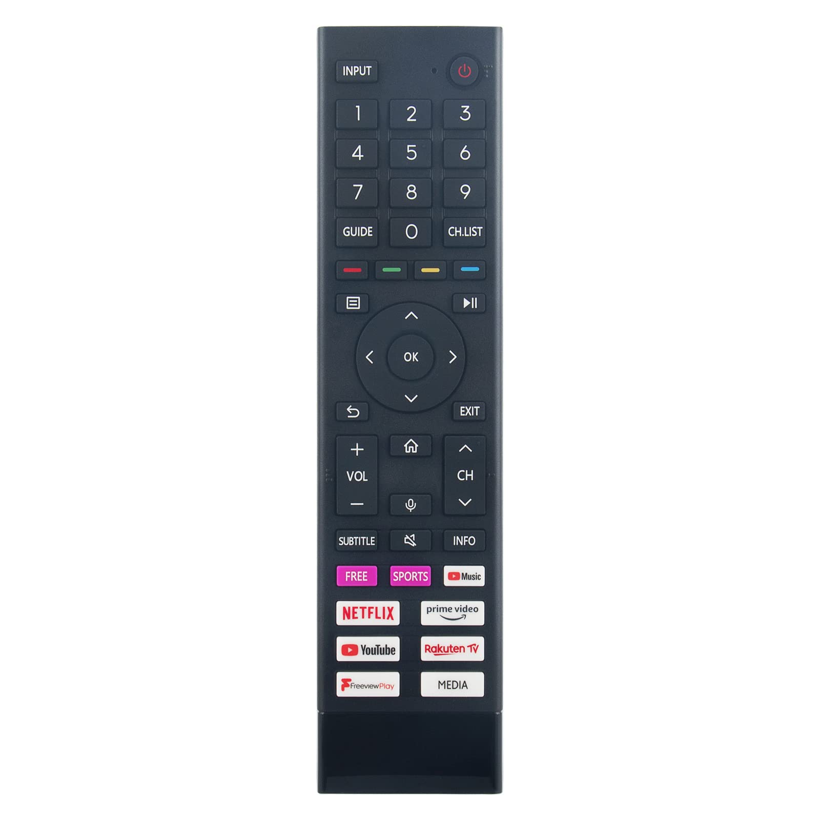 Replacement Remote Control Fit for Hisense TV 50A7GQ 50A70GQ 50A71GQ 50A72GQ 50A71GQCH 50A72GQCH 50A78GQNE 50A76GQ 50A77GQ 50A78GQ 50A79GQ 50A78GQCH 50A79GQCH 50A79GQNE Voice Remote ERF3A80