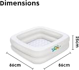 Bestway Inflatable Baby Bath Tub Portable Lightweight White view 6