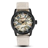NAVIFORCE Men's Army Military Camouflage Date Waterproof Quartz Sports Watch with GORBEN Box
