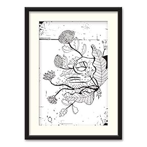 Black Framed Canvas Wall Art Famous Painting Home Artwork Decoration for Living Room, Bedroom - 23x31 inches