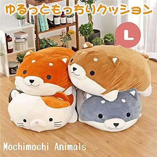 Amazon Co Jp Storepocket クッション ぬいぐるみクッション ゆるっともっちりクッション わんこブラウン Lサイズ 約100x55x35cm ライトブラウン アニマル もちもち 動物 大きい おもちゃ 雑貨 ストレッチ素材 ホーム キッチン