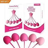 Loverbeby Kegel Exercise Weights System Kegel Ball Ben Wa Ball Training Kit for Bladder Control and Pelvic Floor Exercise