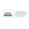 IPick Image Nissan Black Logo Aluminum Tire Valve Stem Caps – Cylinder Style – Set Of 4