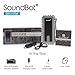 SoundBot SB515FM FM RADIO Bluetooth Wireless Shower Speaker IPX7 Shock-Proof Weather Resistant Portable Radio Tuner w/Auto-Scan,15Hrs Playback Music Streaming,PremiumHD Acoustic Sound-Grey