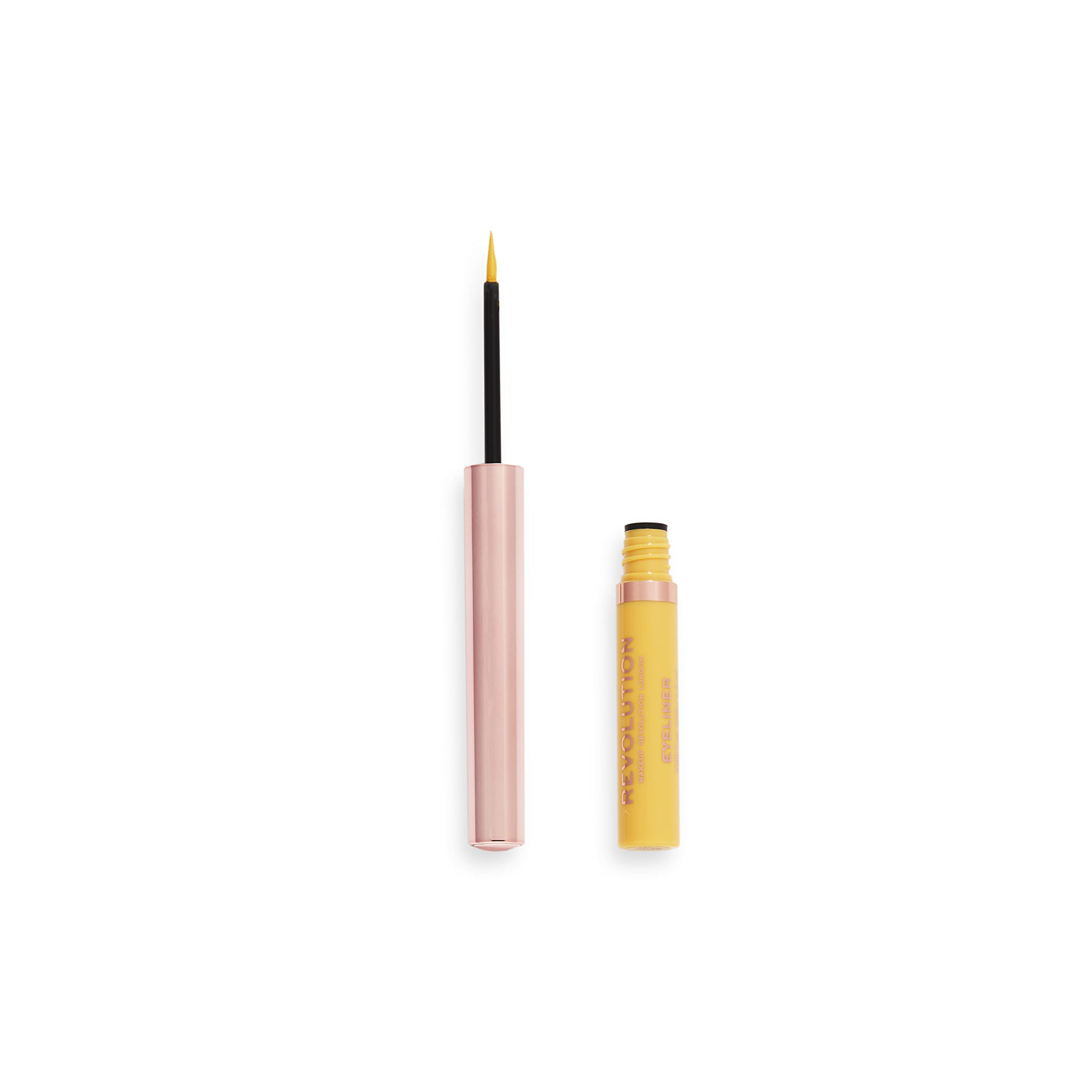 Makeup Revolution, Neon Heat Coloured Eyeliner - Lemon Yellow 2.4ml