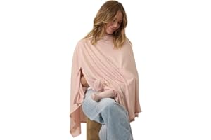 Solly Baby Nursing Cover, Ultra-Breathable, Lightweight Breastfeeding Cover-Up, Buttery-Soft Fabric, Universal Fit, Postpartum Essentials, Newborn Must Haves, Ballet