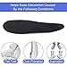 Dr. Shoesert Arch Support Shoe Insoles for High Arch, Flat Feet, Gel Arch Pad Relieve Pressure and Foot Pain for Women and Men(Black)