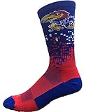 Kansas Jayhawks Downtown Crew Socks