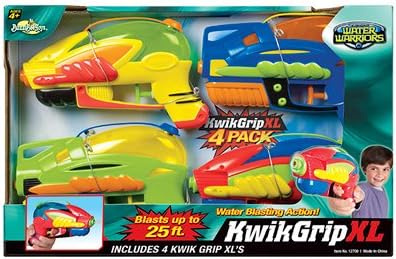 KwikGripXL Water Blasting Squirt Guns set of 4