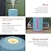 CLEEFUN Portable Small Cool Mist humidifier , Desktop Ultrasonic USB Air humidifier for Office Desk Home Bedroom and Car, 230ML Mini Cup Humidifiers with LED Night Light and No Noise(Blue)