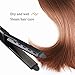 Four-Gear Ceramic Tourmaline Ionic Flat Iron Hair Straightener with Steam for Women Black, CYCTECH 4 Level Adjustable Temperature – Built-in Nano PTC – Treatment for Dry Wet Hair Home Salonthumb 3