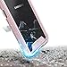 ZIZO ION Series for Samsung Galaxy S8 Case Military Grade Drop Tested with Tempered Glass Screen Protector Rose Gold Clear