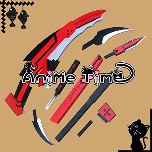 ルビーローズ Rwby クレセントローズ Rose Ruby B07bndsr4h 鎌武器 Qjp1046 三日月の薔薇 コスプレ道具 ルビー コスプレ小物小道具 大特価 Tasarimseyri Com