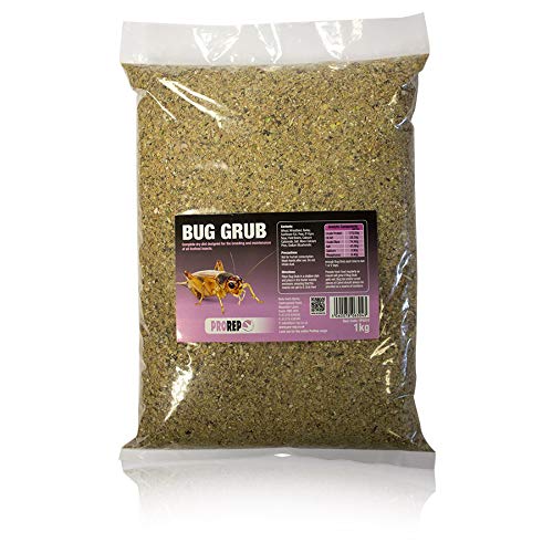 ProRep Live Food Bug Grub 1kg Bag | Bulk Bag | 1kg Refill | Health Care for Reptiles & Amphibians | Bug Food & Nutrition
