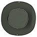Bodvera Outdoor Fishing Bucket Hat Sun Boonie UV Protection Cap Summer Camouflage Hat with Side Snap Chin Cord, Army Green