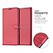 Cadorabo - Book Style Wallet Design for > Sony Xperia XA ULTRA < with 2 Card Slots and Stand Function - Etui Case Cover Protection Pouch in CANDY-APPLE-RED