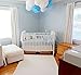Furuix Baby Shower Decorations for Boy 16 pcs White Baby Blue Tissue Pom Pom Flower and Paper Lanterns First Birthday Party Decorations Frozen Baby Shower Party Decoration Set for Boy