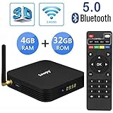 Sawpy TX6 Android tv Box 9.0 4GB RAM DDR3 + 32GB ROM Allwinner H6 up to 1.5 GHz Quad core ARM Cortex-A53 4K&amp;6K 2.4GHz&amp;5GHz WiFi Bluetooth 5.0 USB 3.0 Smart TV Box