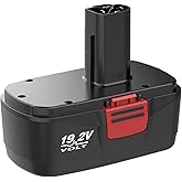 TUKOPK Upgraded 19.2 Volt 3.6Ah Ni-MH Replacement Battery Compatible with Craftsman C3 DieHard 130279005 130279003 130279017 315.113753 315.115410 315.11485 1323903 1323517 Cordless Power Tools