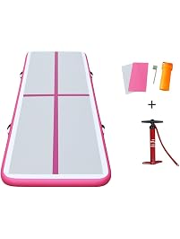 NEW Inflatable Pink Air Track Floor Acro Gymnastic Practise Mat