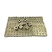 Efivs Arts 130pcs, 5 Sets of Tan Metal Alphabet Letter 