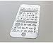 Chris-Wang Creative iPhone 6/6s Sketch Paper Stencil Kit for App Design & UI Design, All-in-One Stainless Steel Drawing Template Icon Tool Diy Photo Album Journal Accessories, New Arrivals