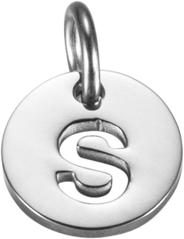 IMEIM Jewelry Extra Small Initial Charm for Necklace Bracelet Small Pendant Custom Charm