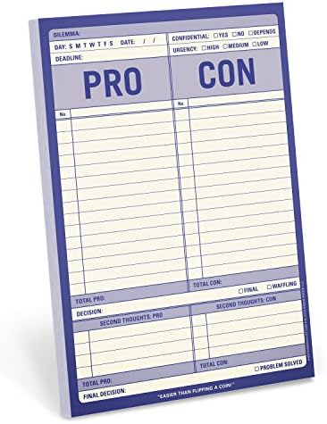 Knock Knock Pro/Con Pad