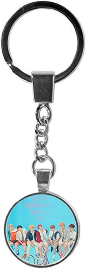 zhongjiany Kpop Bangtan Boys Army Bomb Style Metal Key Chain Keyrings Key Ring( Style01)