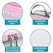 Cambond Compression Packing Cubes for Travel Women - 3 Pack Luggage Organizers Bags Travel Essentials Compression Cubes for Carry on Suitcases, White