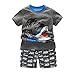 Boys Summer Pajamas B.GKAKA The Surfing Shark or Plane Short Kids Clothes