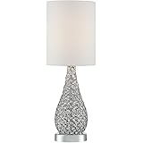 Delicate Rain Drop Crystal Table Lamp with Shade ...