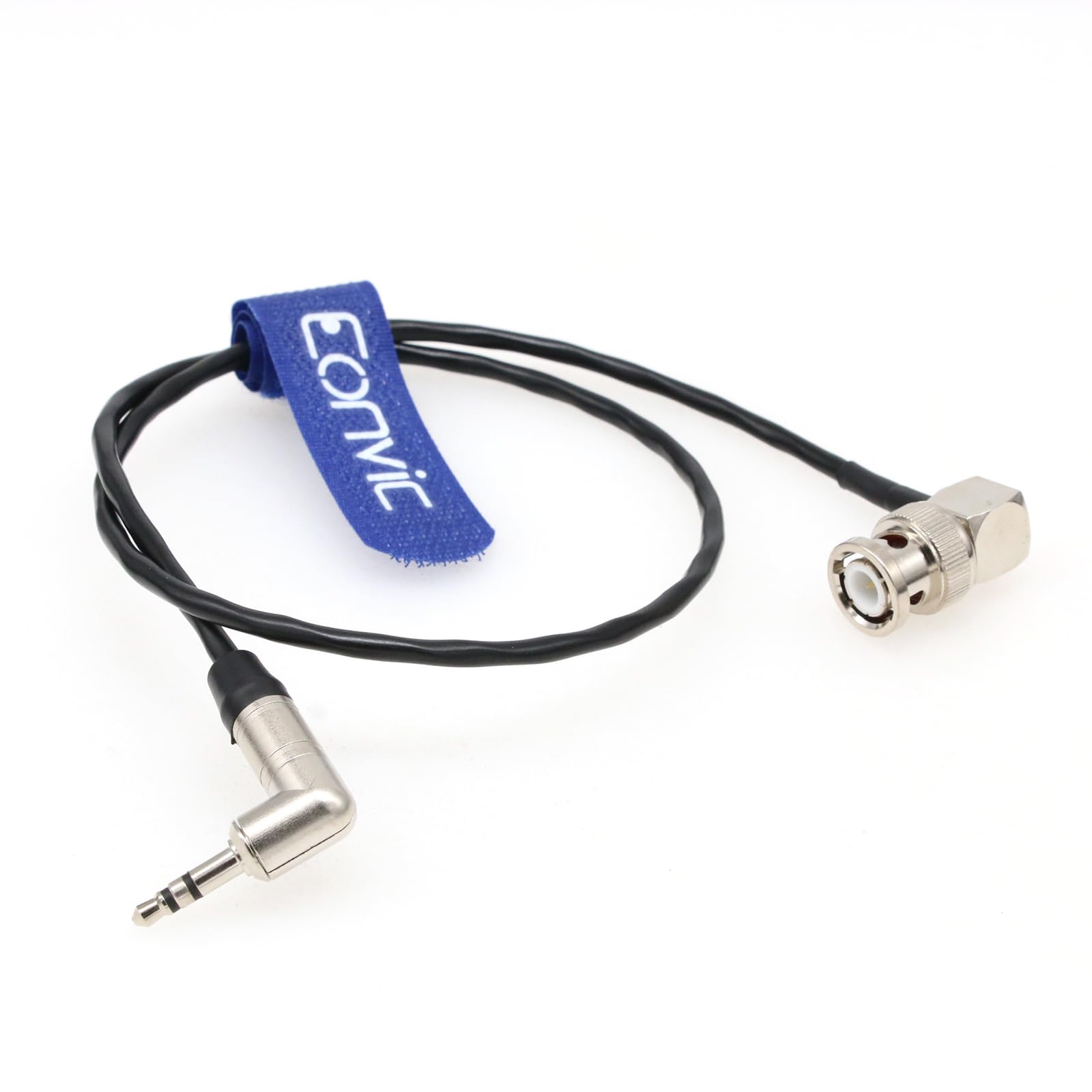 EONVIC 991997 Tentacle Sync 3.5mm TRS to BNC Timecode Cable for Canon EOS C300/500 Sony F55/ Amira/Zoom F8 Camera,Black